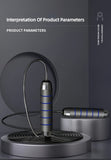 New Jump Rope Steel Wire Jump Rope Sports Adjustable Jump Rope Fitness Exercise Home Sports Equipment