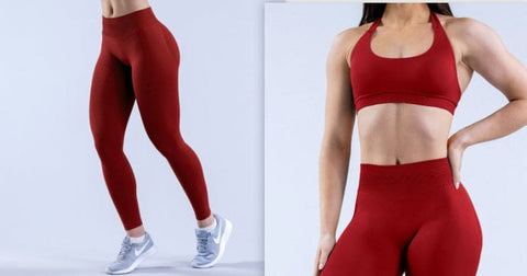 Hip Lift Low Waist Fitness Seamless Yoga Trousers Impact Workout  No Logo Leggings DFYNE