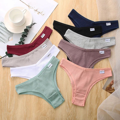 5Pcs Set Women Panties Cotton Underwear M-XL Comfortable