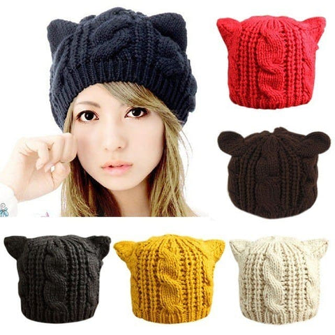 Women Cute Knit Hat