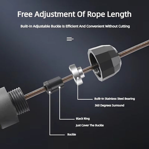 New Jump Rope Steel Wire Jump Rope Sports Adjustable Jump Rope Fitness Exercise Home Sports Equipment