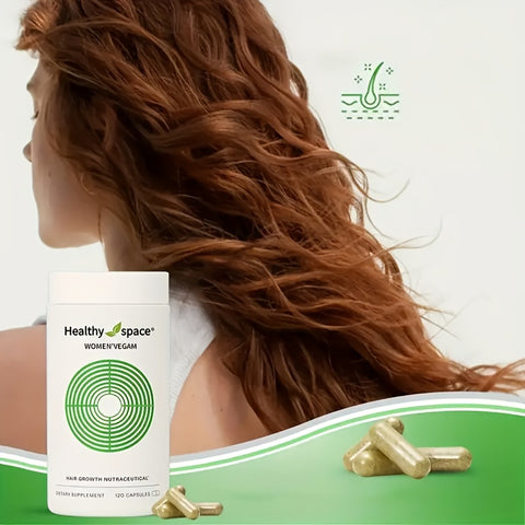 Women'S Hair Growth Supplement - Supports Hair Growth And Nutritional Balance For Ages 18-44, Intrinsically Conditioning Hair And Improving Hair Resilience | 120 Capsules/bottle