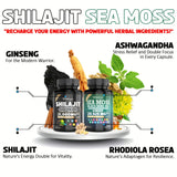 2|6pcs= Buy 2 Get 1 Free, Sports Nutrition Bundle Set, Seamoss Southern Drunk Nightonnax Capsules And Shilaijit Capsules Double Power Bundle, Super Golden Combination, Sports Nutrition, Energy Support, Bone Support, Relaxatio