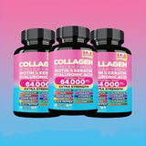 Collagen Capsules Peptides I, II, III, V, And X Microgram Biotin Keratin Hyaluronic Acid MSM Vitamin A Vitamin C Vitamin E Folic Acid Zinc Magnesium Containing Grape Seed Extract And Quercetin