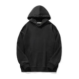 Trendy Brand Drop Shoulder Pullover Solid Color Sweater Hooded Loose Hoodie