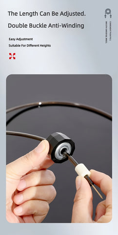 New Jump Rope Steel Wire Jump Rope Sports Adjustable Jump Rope Fitness Exercise Home Sports Equipment