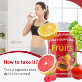 Fruit Supplements - Enhance Immunity and Improve Gastrointestinal Function - 120 Capsules