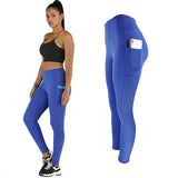 Pocket yoga pants buttock pants