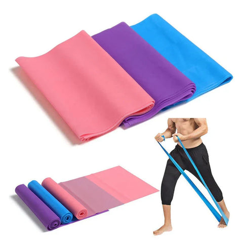 Resistance Exercise Band Set Elastic Flat Resistance Bands Heavy Strength Fitness Bands