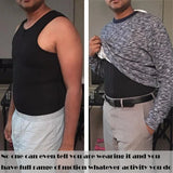 Men Body Shaper Waist Trainer Sauna Suit Sweat Vest Slimming Underwear Fat Burner