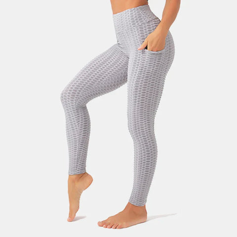H370bc06aa52b402f87802dd0751c1Women Colorful Ruched Scrunch Butt Lifting Fitness Yoga Pants Tight High Waist Bubble Jacquard Workout stretch Sport Leggings8ddE.jpg