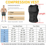 Men Body Shaper Waist Trainer Sauna Suit Sweat Vest Slimming Underwear Fat Burner