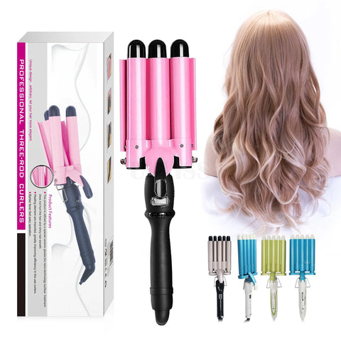 3 Barrels Hair Curling Iron Automatic Perm Splint Ceramic Hair