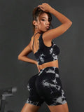 H53b69b1962b541daShoulder Tie Dye Short Butt Lifting Workout Nylon Athletic Gym Fitness Sets Yoga Biker Women Shorts Setsab02f0e11df68f575.jpg