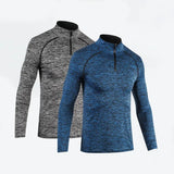Slim Shirts Men Sport Long Sleeve