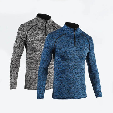 Slim Shirts Men Sport Long Sleeve