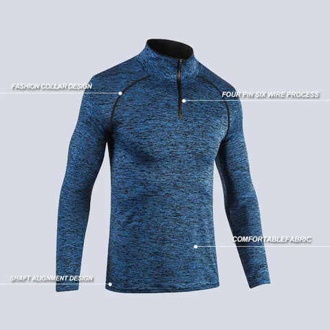 Slim Shirts Men Sport Long Sleeve