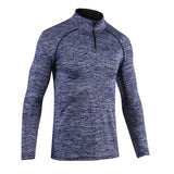 Slim Shirts Men Sport Long Sleeve