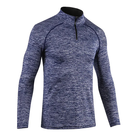 Slim Shirts Men Sport Long Sleeve