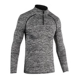 Slim Shirts Men Sport Long Sleeve