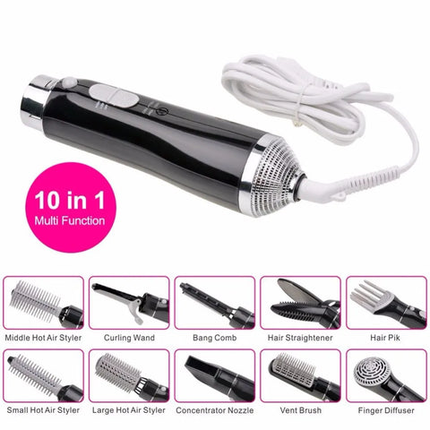 Electric Hair Blower Brush Negative Ion Hair Dryer Brush 4