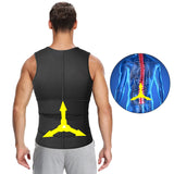 Men Body Shaper Waist Trainer Sauna Suit Sweat Vest Slimming Underwear Fat Burner