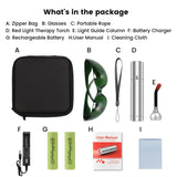 Red light therapy wand Rechargeable handy Multi-Wavelength flash pen
