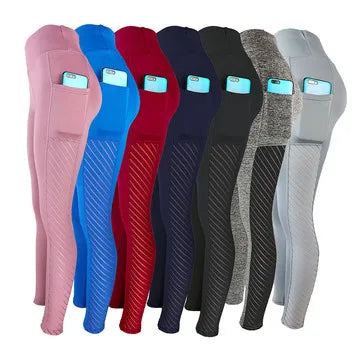 Pocket yoga pants buttock pants