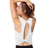 Sports Tank Tops Vest Women Sexy Sleeveless Top Yoga Crop Tops