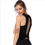 Sports Tank Tops Vest Women Sexy Sleeveless Top Yoga Crop Tops