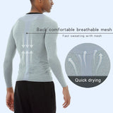 Breathable Mesh Long Sleeve Training Fitness Wear