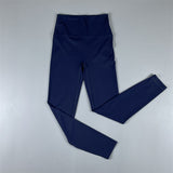 Brushed High Waist Cropped Pants Peach Hip Quick-Drying Yoga Leggings