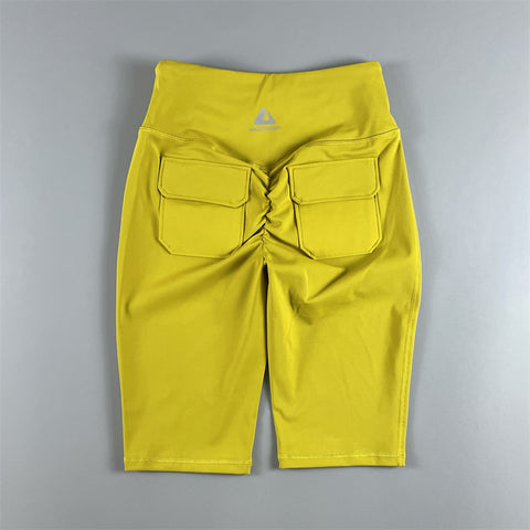 Yoga High-Waist Quick-Drying Slim Looking Workout Cropped Pants