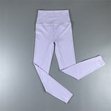 Brushed High Waist Cropped Pants Peach Hip Quick-Drying Yoga Leggings