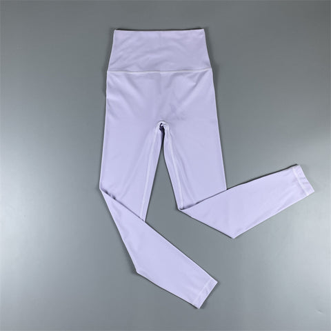 Brushed High Waist Cropped Pants Peach Hip Quick-Drying Yoga Leggings