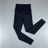 Brushed High Waist Cropped Pants Peach Hip Quick-Drying Yoga Leggings