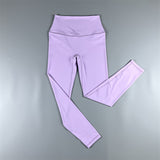 Brushed High Waist Cropped Pants Peach Hip Quick-Drying Yoga Leggings