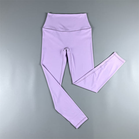 Brushed High Waist Cropped Pants Peach Hip Quick-Drying Yoga Leggings
