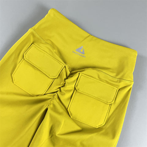 Yoga High-Waist Quick-Drying Slim Looking Workout Cropped Pants