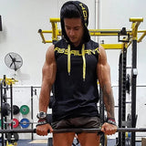 New Summer Fitness Tank Top Sports cotton Running Tank Top Loose Basketball Sleeveless Hooded Vest Breathable Training clothing