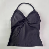 Impact Longline Strappy Gym Top Backless Women Built-in Bra With Pad Breathable Gym Clothes Running Yoga Vest Tank Tops XS-XL