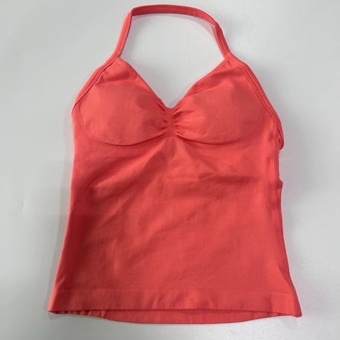 Impact Longline Strappy Gym Top Backless Women Built-in Bra With Pad Breathable Gym Clothes Running Yoga Vest Tank Tops XS-XL