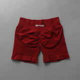 Impact Shorts Low Ribbed Band Yoga Shorts Seamless Scrunch Bum Workout