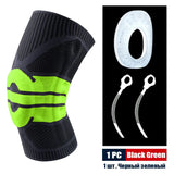 Sports Compression Knee Support Brace Patella Protector Knitted Spring
