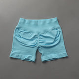 Impact Shorts Low Ribbed Band Yoga Shorts Seamless Scrunch Bum Workout