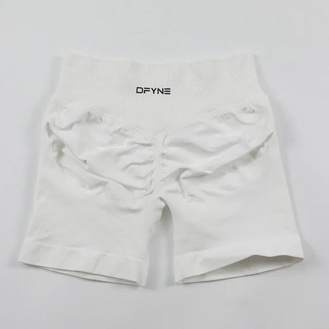 Impact Shorts Low Ribbed Band Yoga Shorts Seamless Scrunch Bum Workout