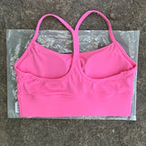 Women's Sports Yoga Bra Wth Y-back Women's Soft With Chest Pad Yoga Bra Tank Top Shockproof Breathable Underwear