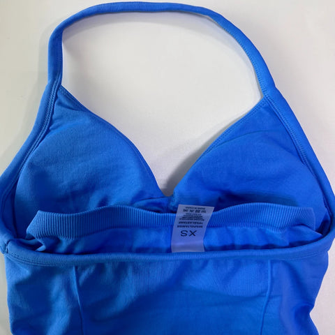 Impact Longline Strappy Gym Top Backless Women Built-in Bra With Pad Breathable Gym Clothes Running Yoga Vest Tank Tops XS-XL