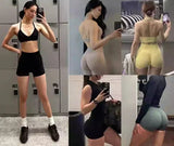 High Elastic Quick Drying Shark Peach Hip High Elastic Hip Lift Three-point Hot Pants Sports Fitness Yoga Running Shorts