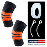 Sports Compression Knee Support Brace Patella Protector Knitted Spring